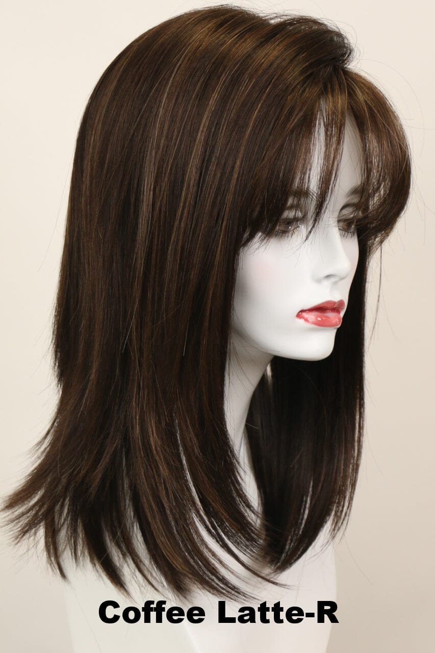 Taylor w/ Roots (long wig) Long Wig Godiva's Secret Wigs Coffee Latte-R 