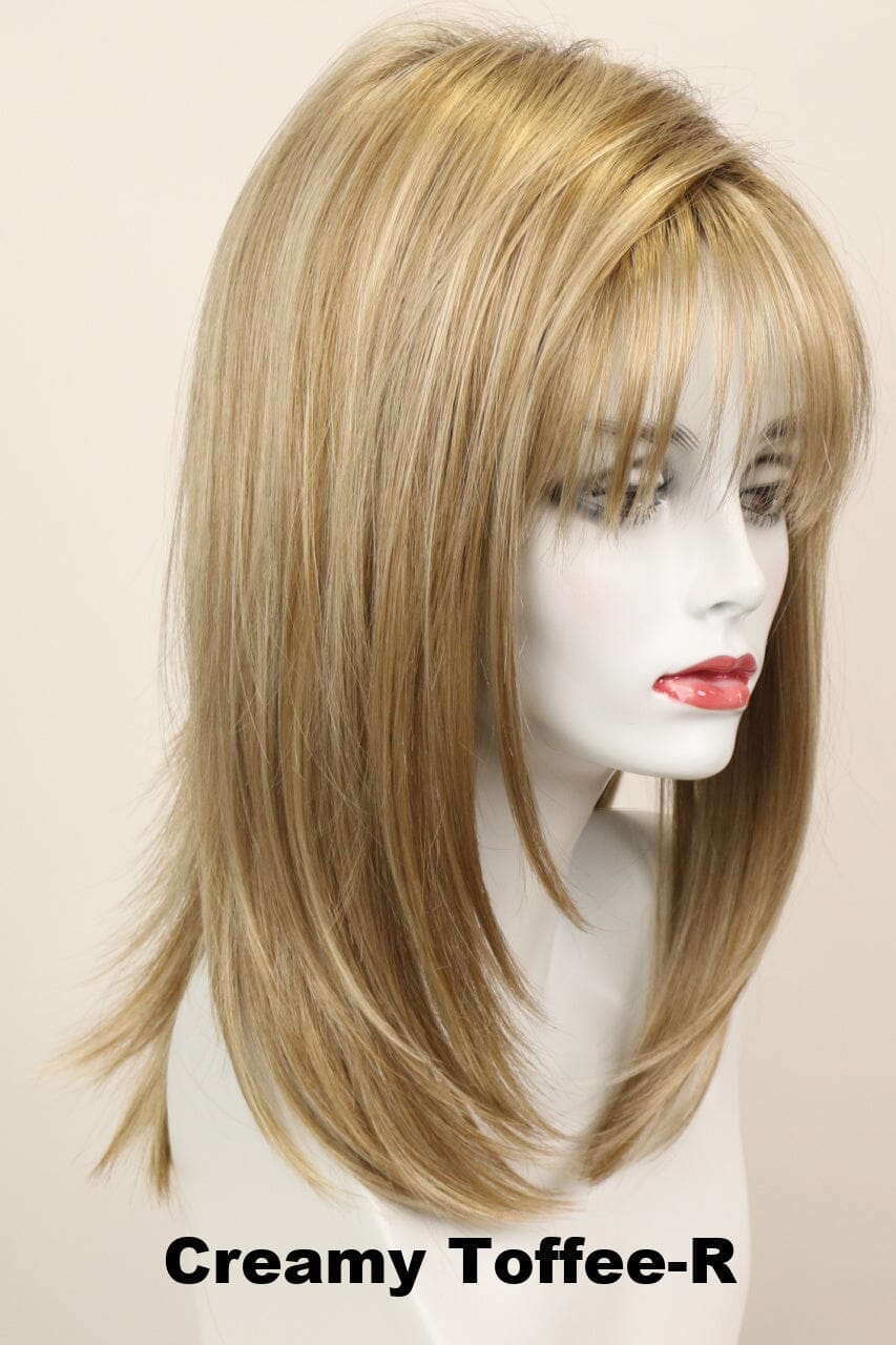 Taylor Large w/ Roots (long wig) Long Wig Godiva's Secret Wigs Creamy Toffee-R 