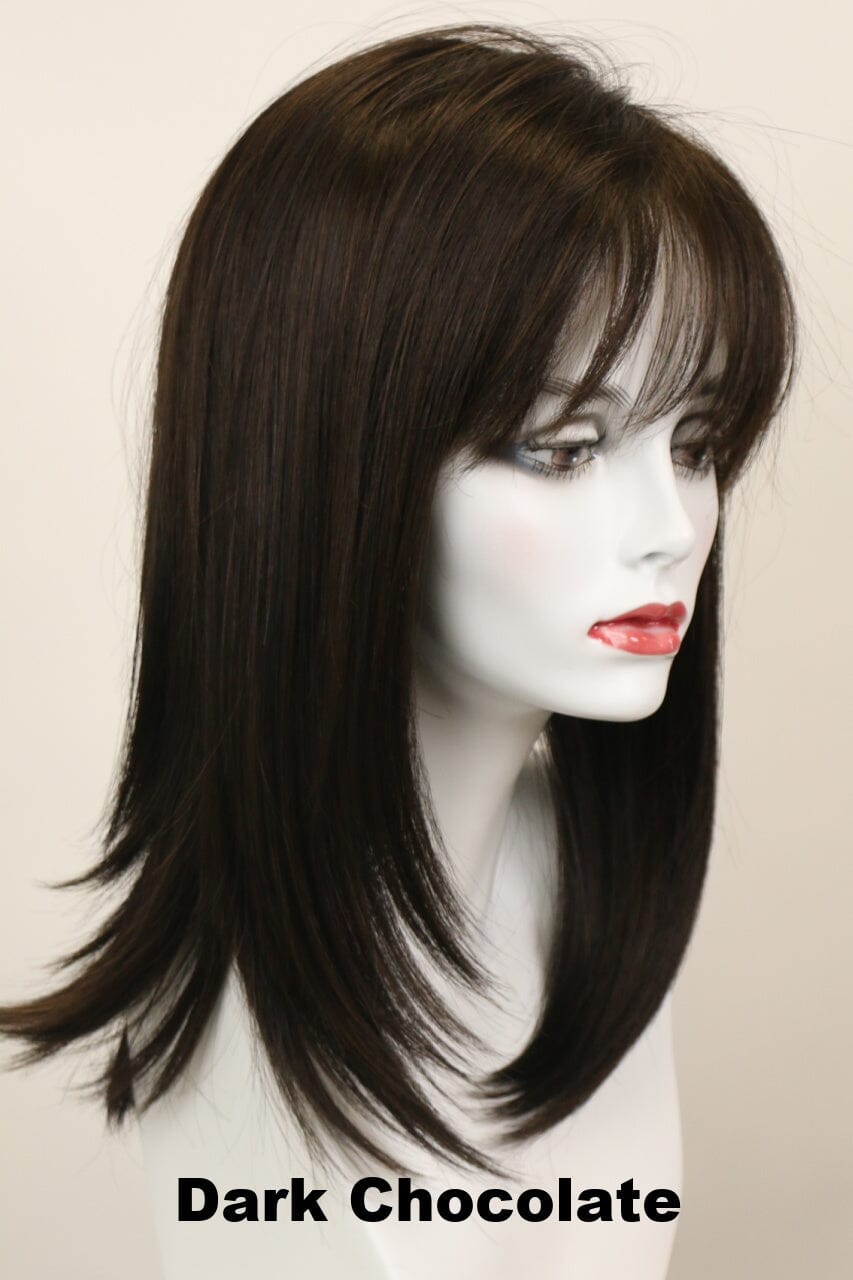 Taylor (long wig) Long Wig Godiva's Secret Wigs Dark Chocolate 