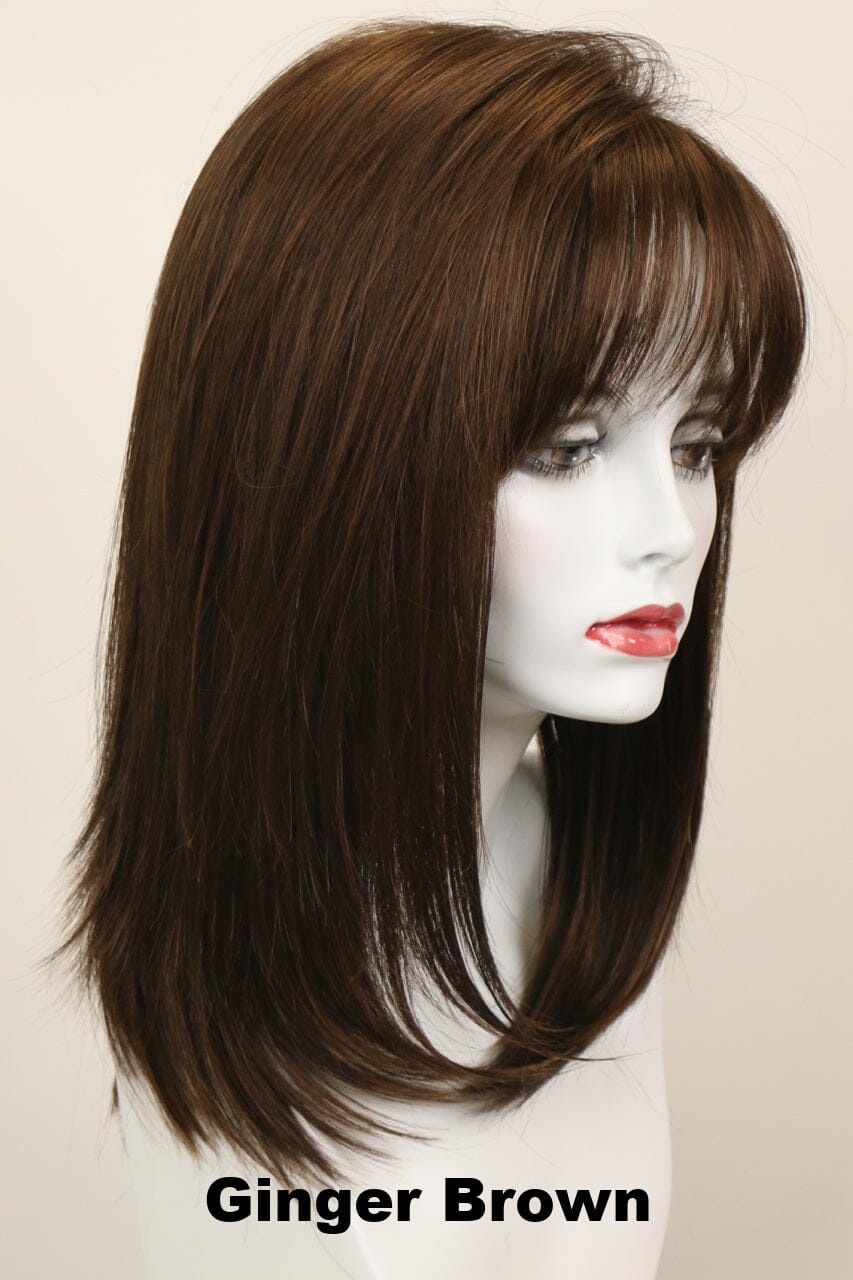 Taylor (long wig) Long Wig Godiva's Secret Wigs Ginger Brown 