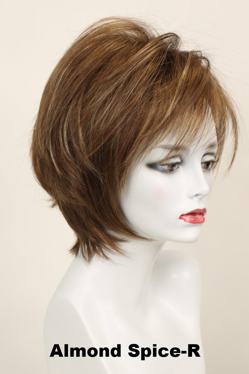 Trixie w/ Roots (medium wig) Medium Wig Godiva's Secret Wigs Almond Spice-R 