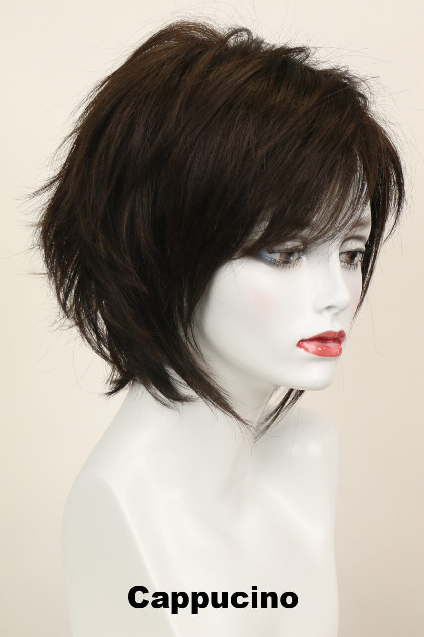 Trixie (medium wig) Medium Wig Godiva's Secret Wigs Cappucino 