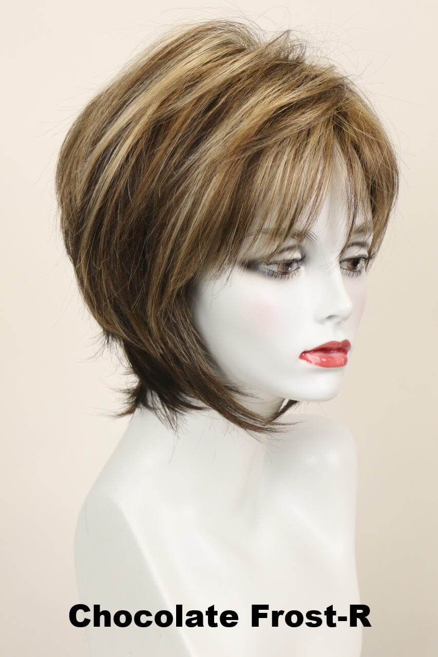Trixie w/ Roots (medium wig) Medium Wig Godiva's Secret Wigs Chocolate Frost-R 