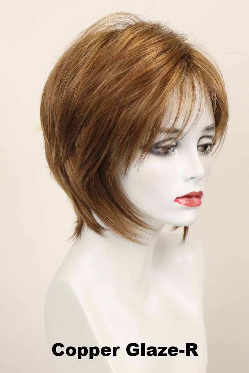 Trixie w/ Roots (medium wig) Medium Wig Godiva's Secret Wigs Copper Glaze-R 