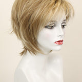 Trixie w/ Roots (medium wig) Medium Wig Godiva's Secret Wigs Creamy Toffee-R 