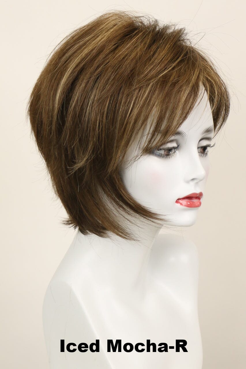 Trixie w/ Roots (medium wig) Medium Wig Godiva's Secret Wigs Iced Mocha-R 