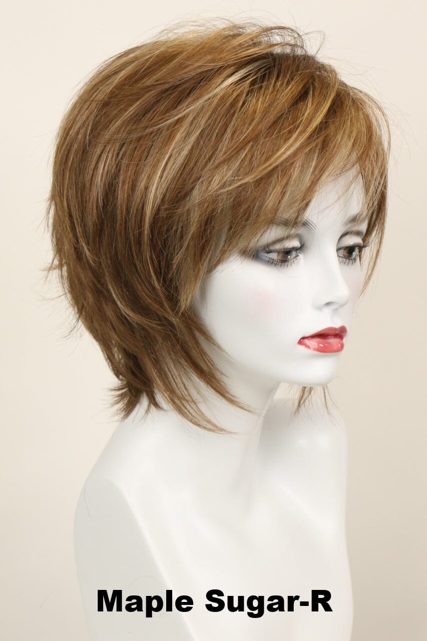 Trixie w/ Roots (medium wig) Medium Wig Godiva's Secret Wigs Maple Sugar-R 