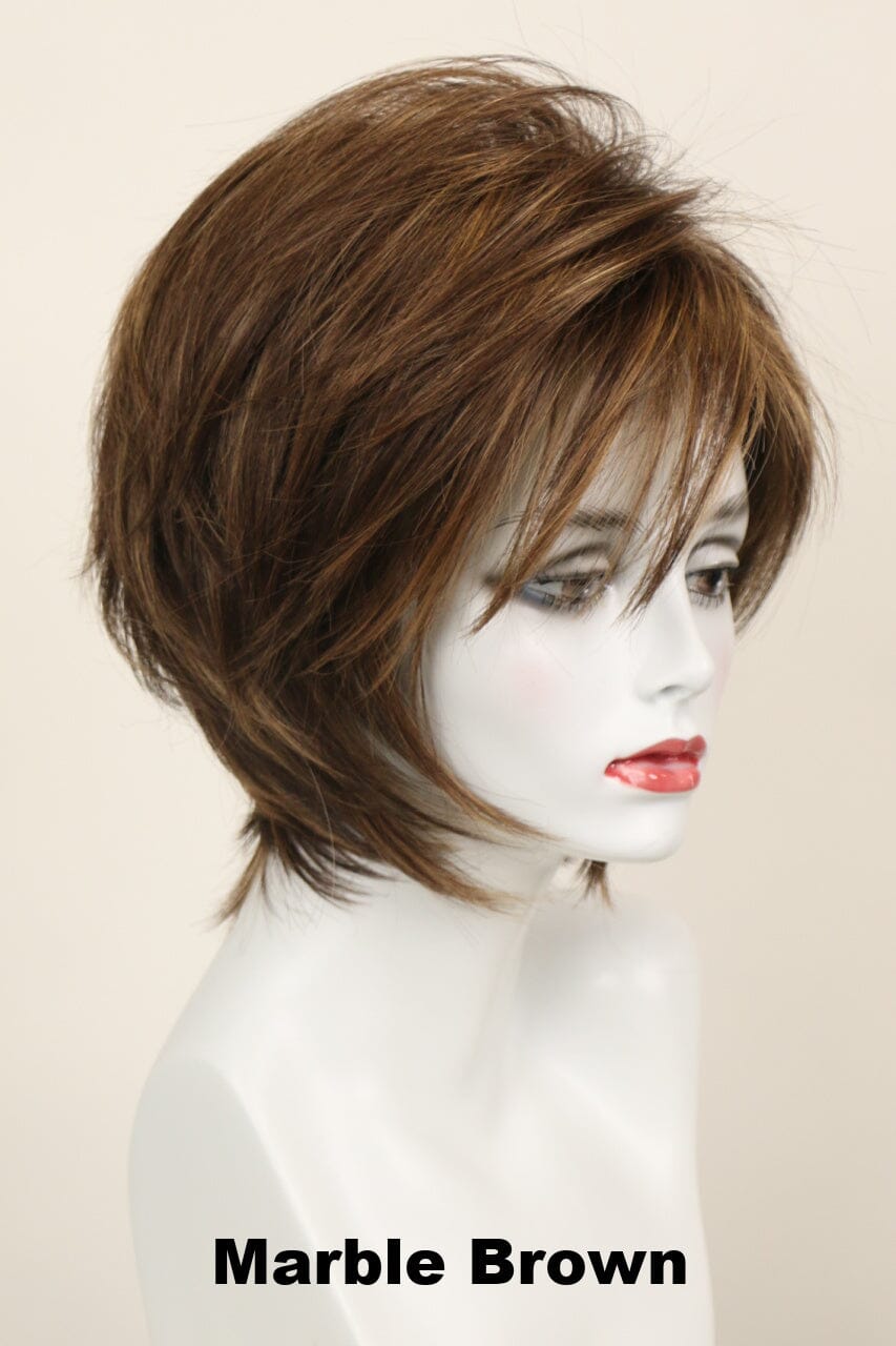 Trixie (medium wig) Medium Wig Godiva's Secret Wigs Marble Brown 