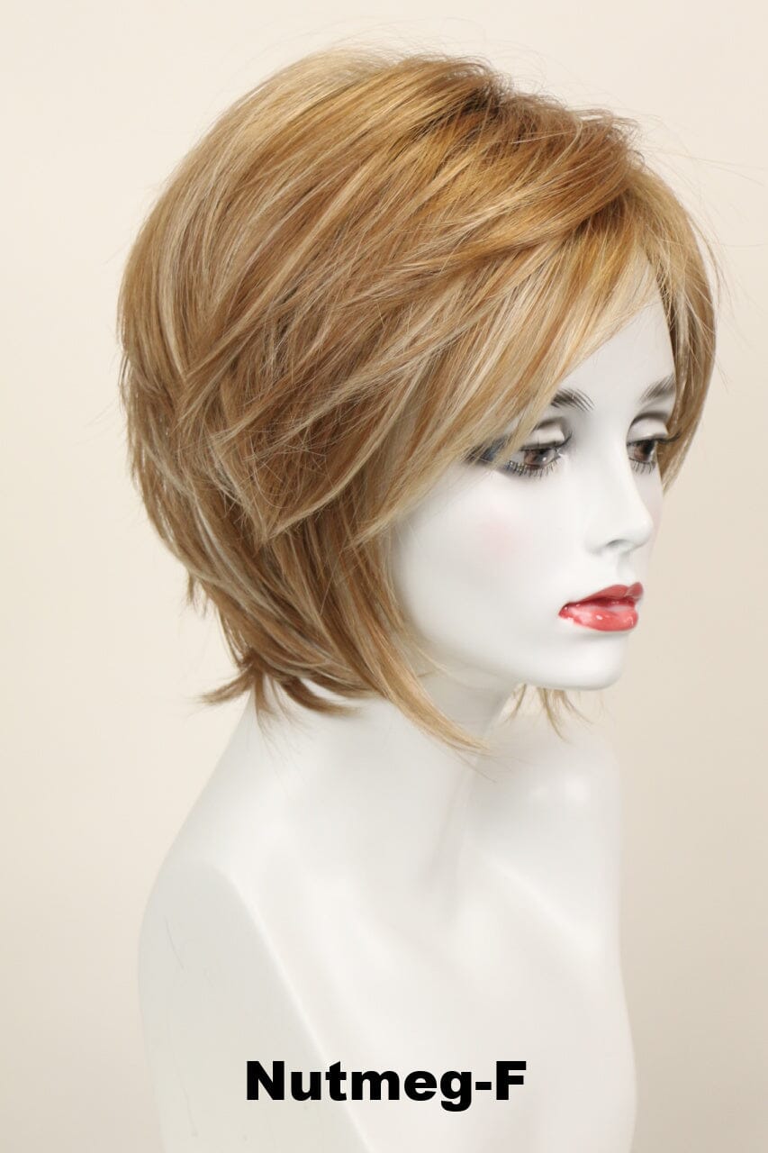 Trixie w/ Roots (medium wig) Medium Wig Godiva's Secret Wigs Nutmeg-F 