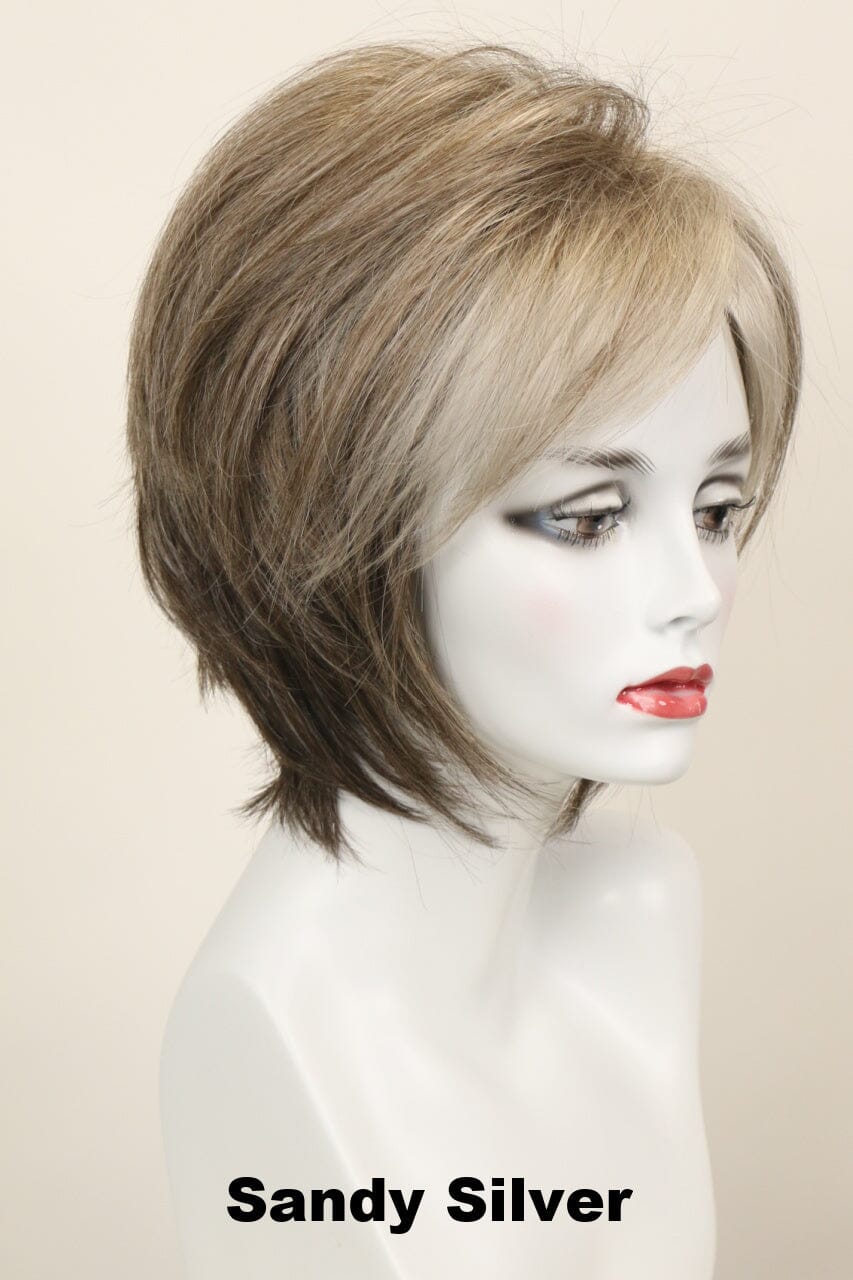 Trixie (medium wig) Medium Wig Godiva's Secret Wigs Sandy Silver 