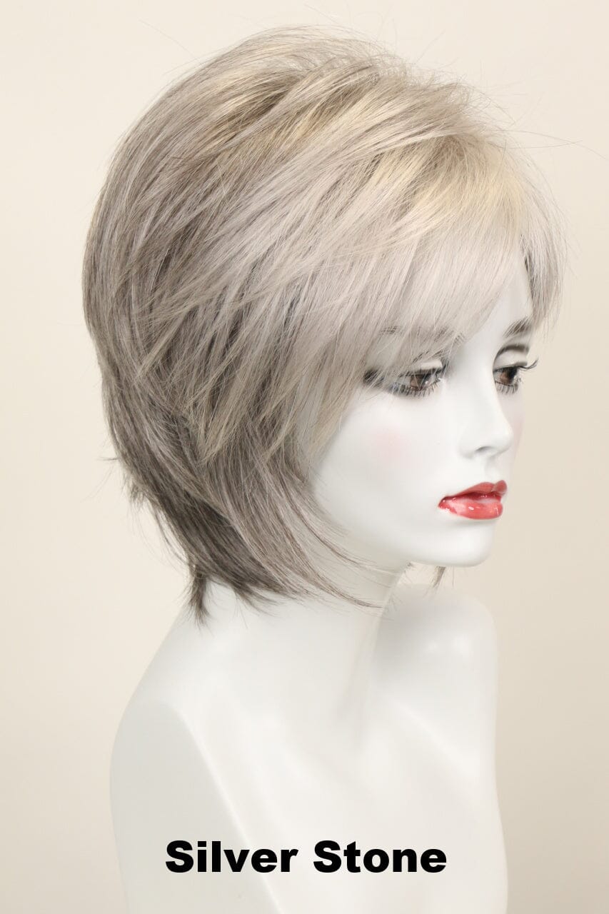 Trixie (medium wig) Medium Wig Godiva's Secret Wigs Silver Stone 