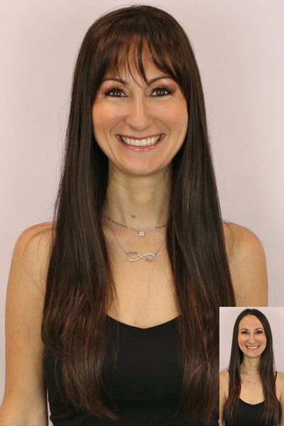 22" Top with Bangs Godiva's Secret Wigs 