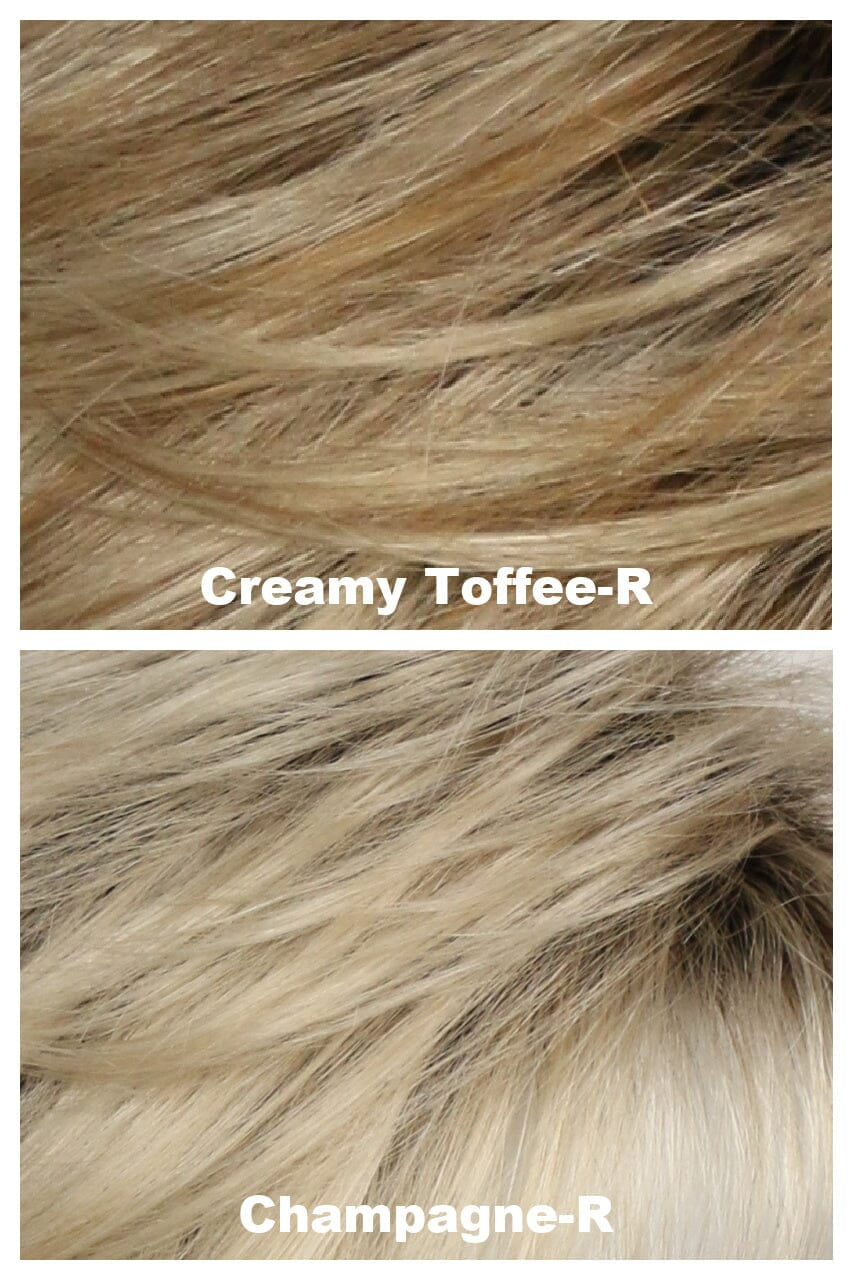 Mono Dani Top w/ Roots Hair Pieces Godiva's Secret Wigs 