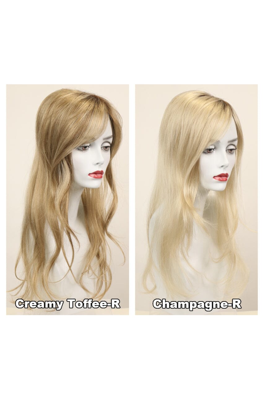 Mono Dani Top w/ Roots Hair Pieces Godiva's Secret Wigs 