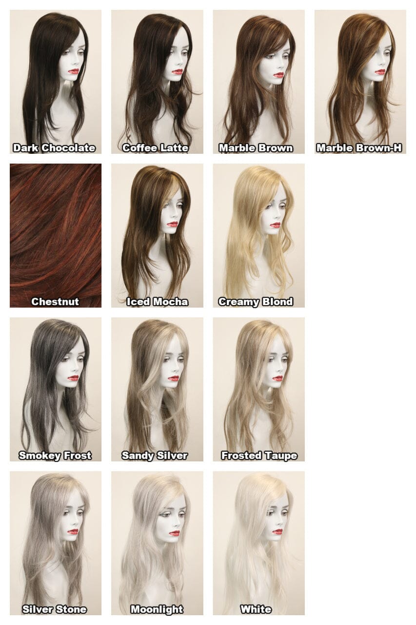 Mono Dani Top Hair Pieces Godiva's Secret Wigs 