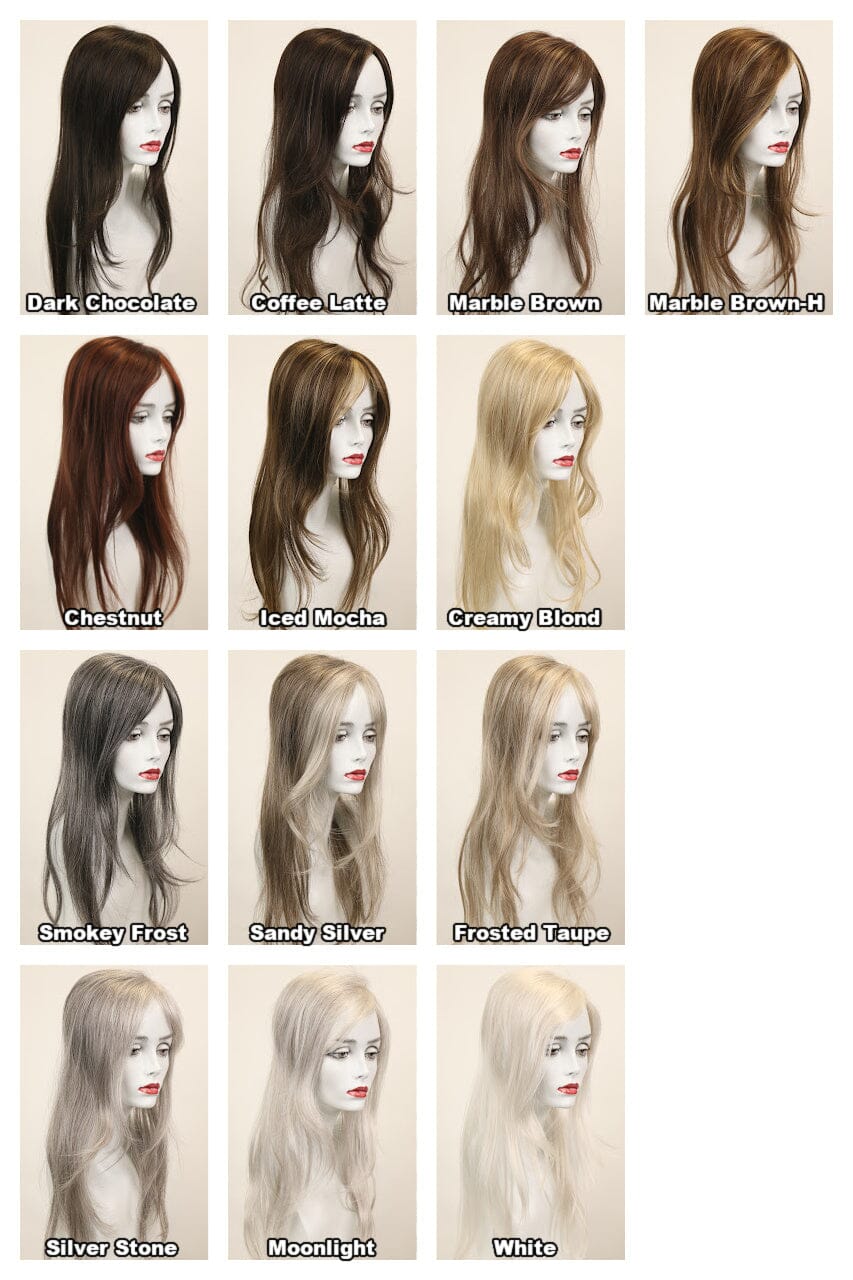Mono Dani Top Hair Pieces Godiva's Secret Wigs 