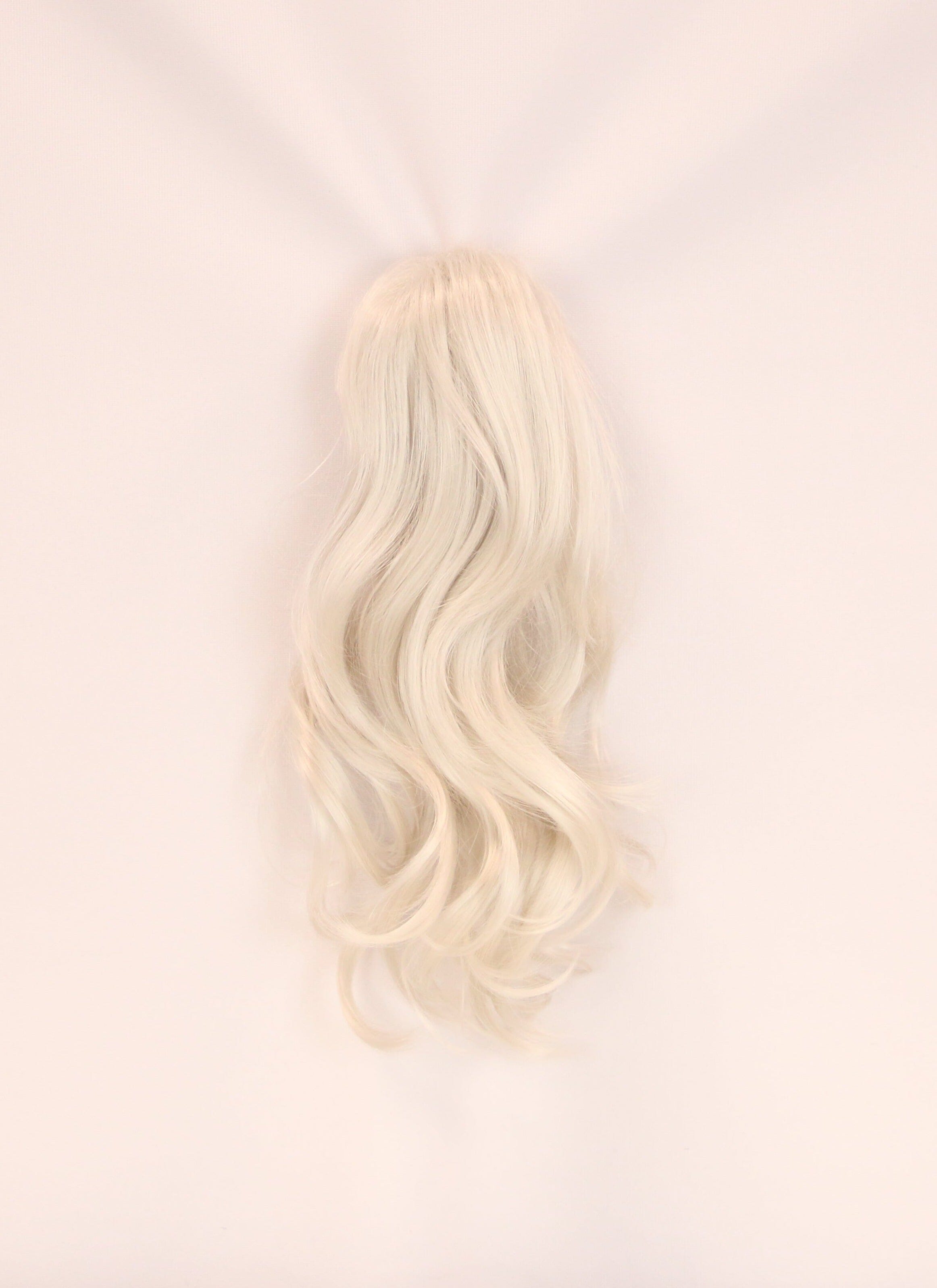 Secret Clip-In Pony- White (FINAL SALE) Sale Item Godiva's Secret Wigs 