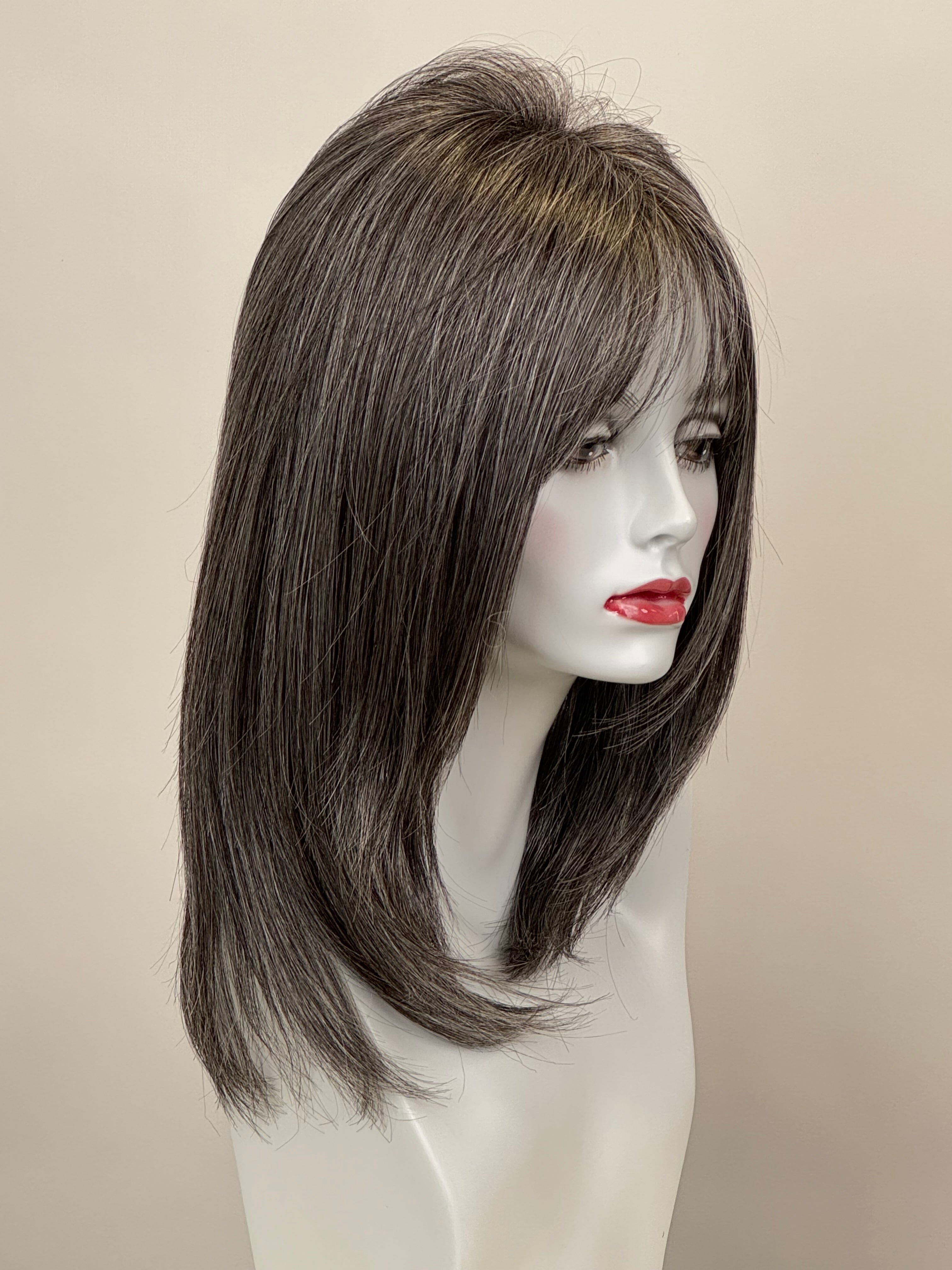 Smooth Top Plus- Smokey Frost (FINAL SALE) Sale Item Godiva's Secret Wigs 