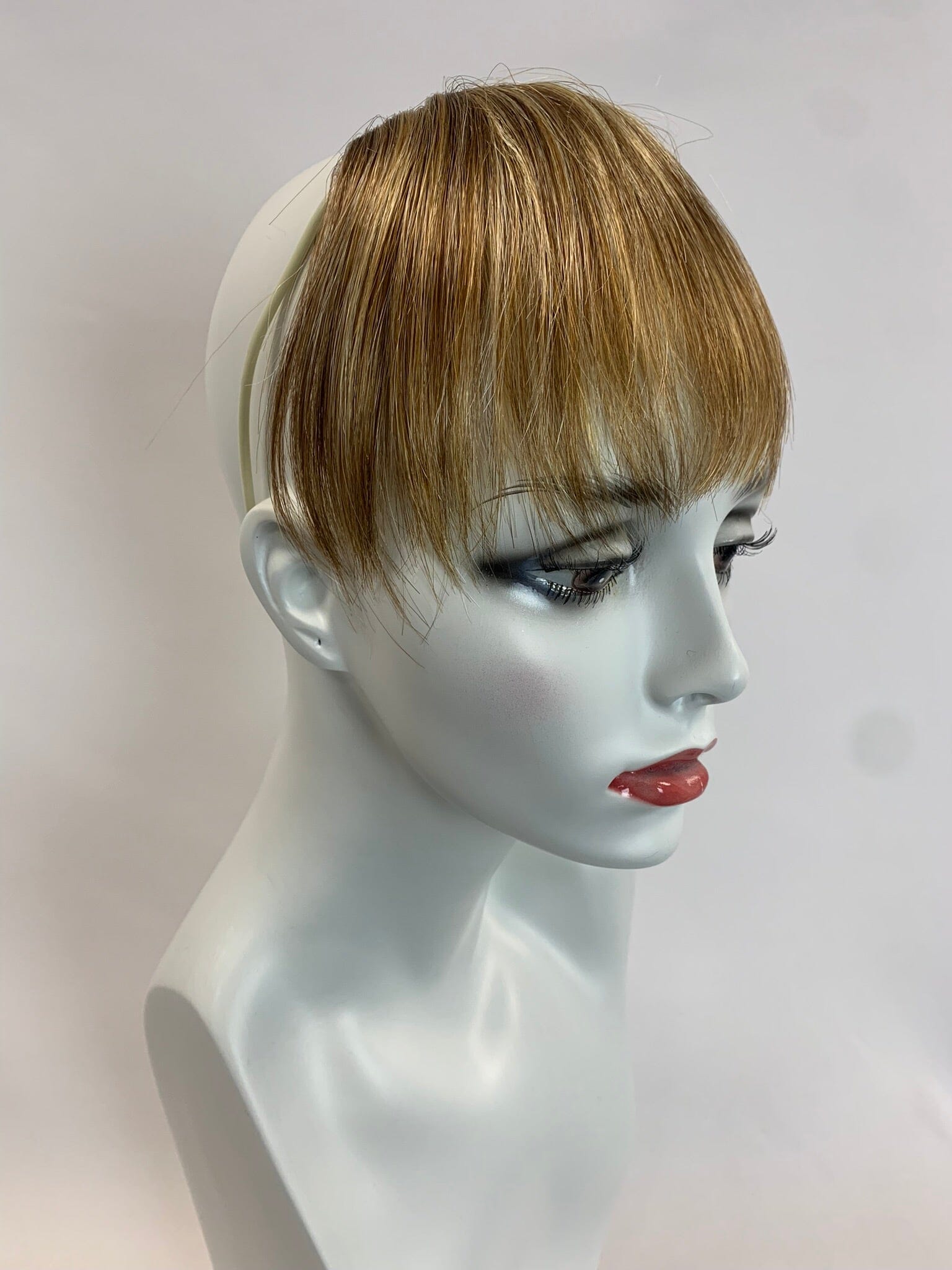 Bangs on a Headband- Chai Cream (FINAL SALE) – Godiva's Secret