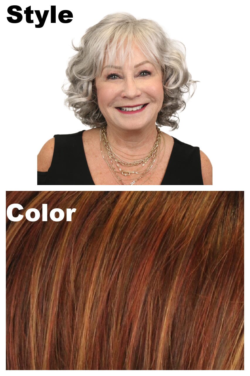 Large Nora Wig - Irish Spice - Group (ETA April) Medium Wig Godiva's Secret Wigs 