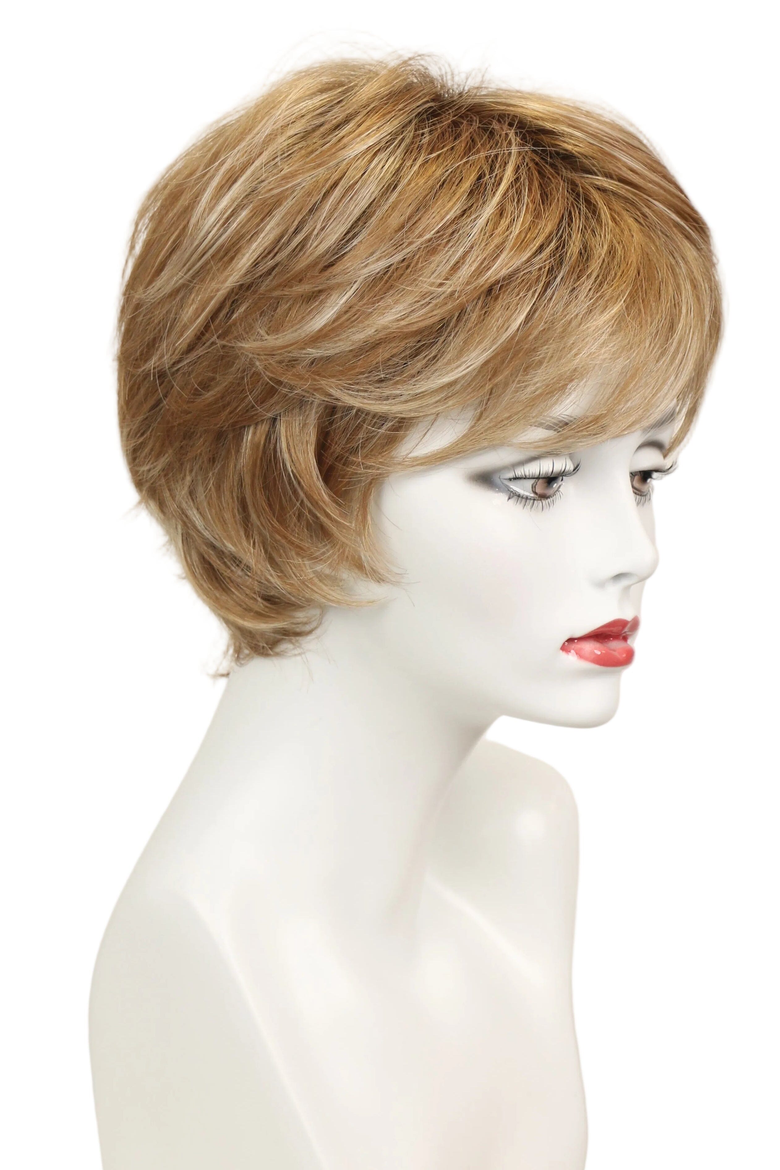 Kim w/ Roots Wig - Nutmeg-F (FINAL SALE) Sale Item Godiva's Secret Wigs 