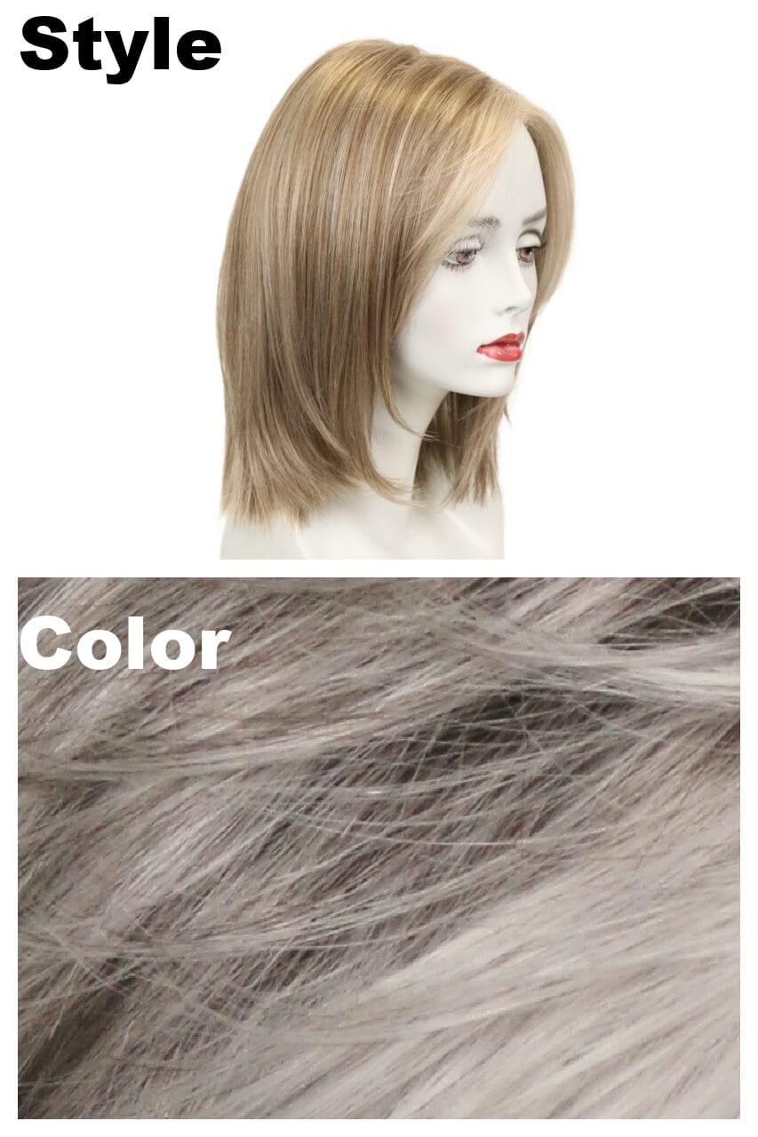 London LF Mono Wig - Silver Stone - Limited (ETA October) Medium Wig Godiva's Secret Wigs 