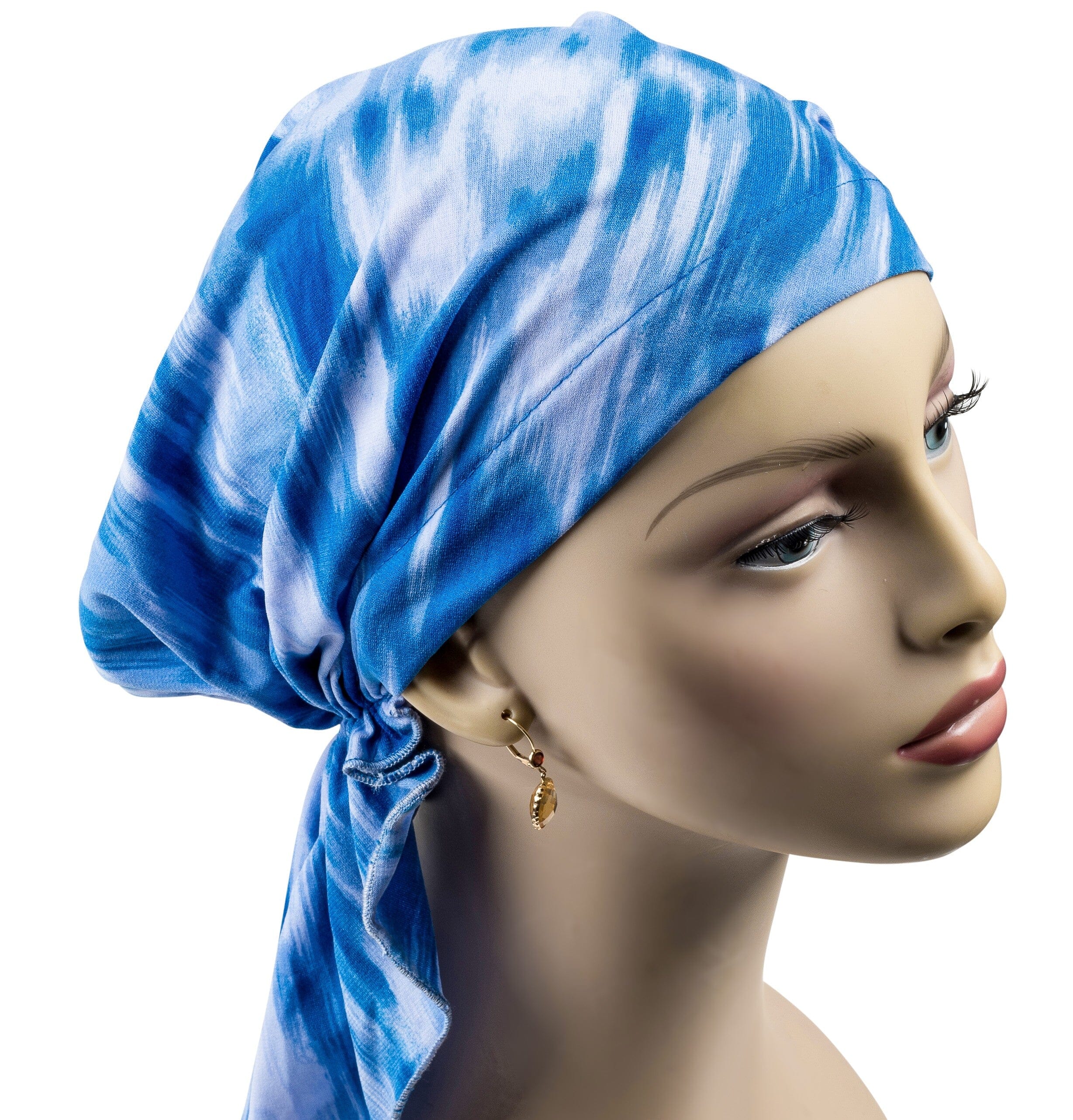 Long Wrap - Lycra Accessories Cherie Blue Print 
