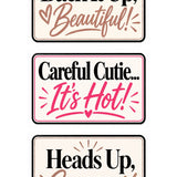 Wig Girl Caution Magnet magnetsusa 