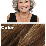 Large Nora Wig - Marble Brown-H - Group (ETA April) Medium Wig Godiva's Secret Wigs 