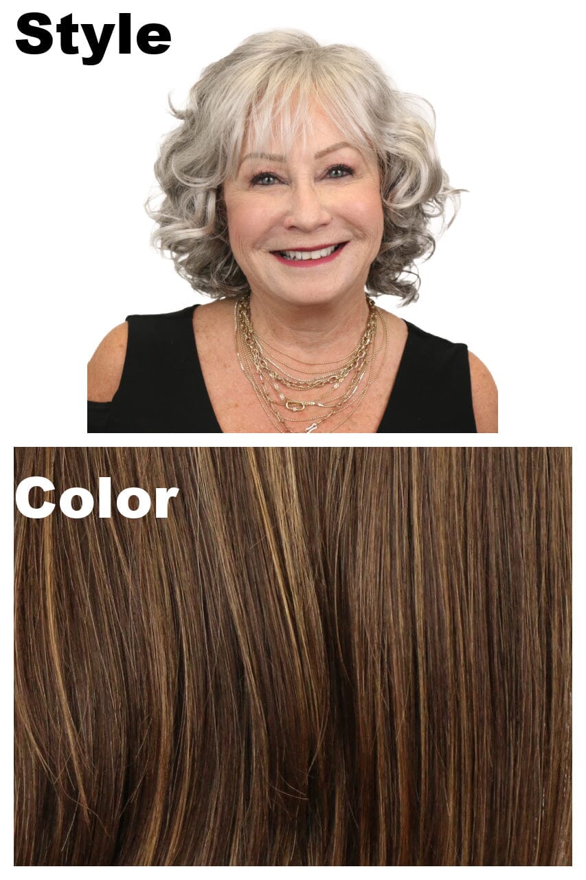 Nora Wig - Marble Brown - Group (ETA April) Godiva's Secret Wigs 