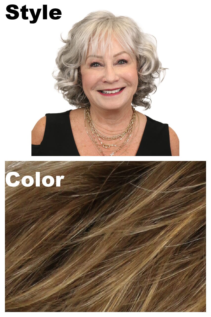 Nora Wig - Mochaccino-R - Group (ETA April) Medium Wig Godiva's Secret Wigs 