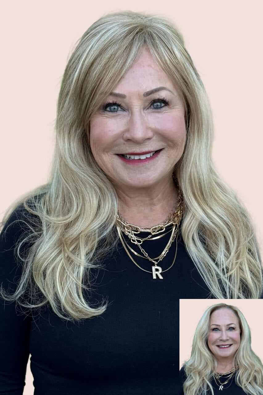 Natural Mono Top Hair Pieces Godiva's Secret Wigs 