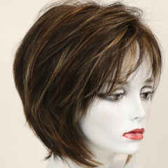 Chocolate Swirl wig color