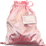 "Keep It Here" Satin Wig Pouch Accessories Godiva's Secret Wigs 