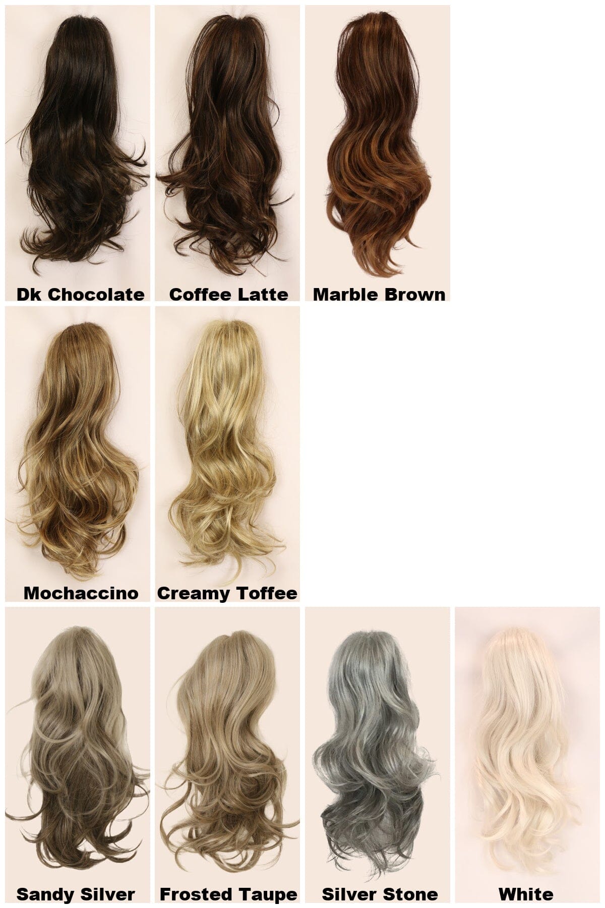 Secret Clip in Pony Hair Pieces Godiva's Secret Wigs 