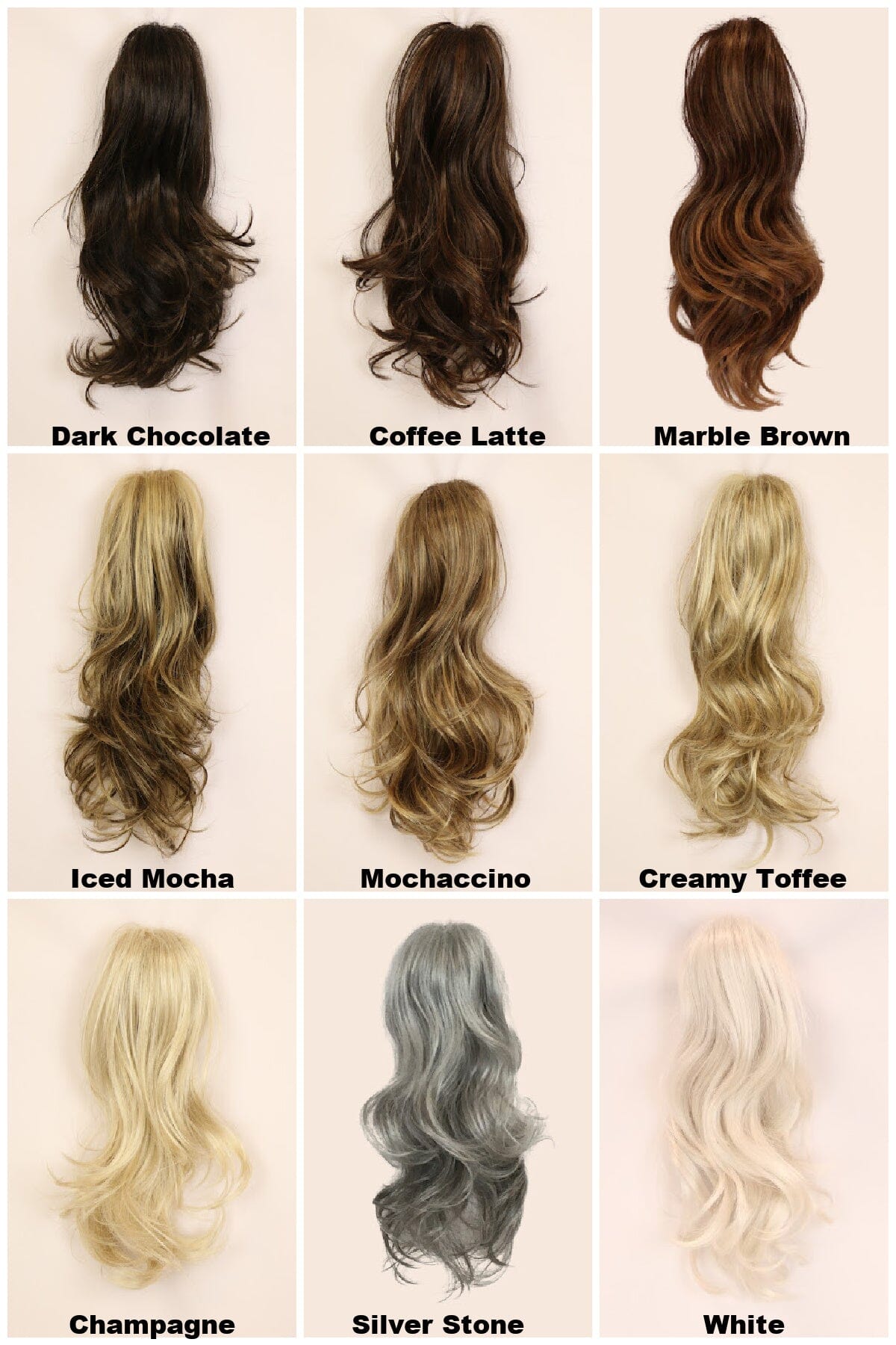 Secret Clip in Pony Hair Pieces Godiva's Secret Wigs 