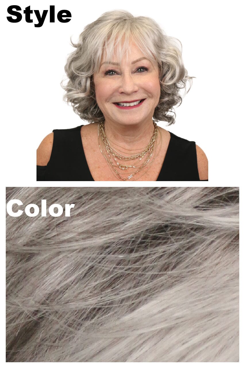 Large Nora Wig - Silver Stone - Group (ETA April) Medium Wig Godiva's Secret Wigs 