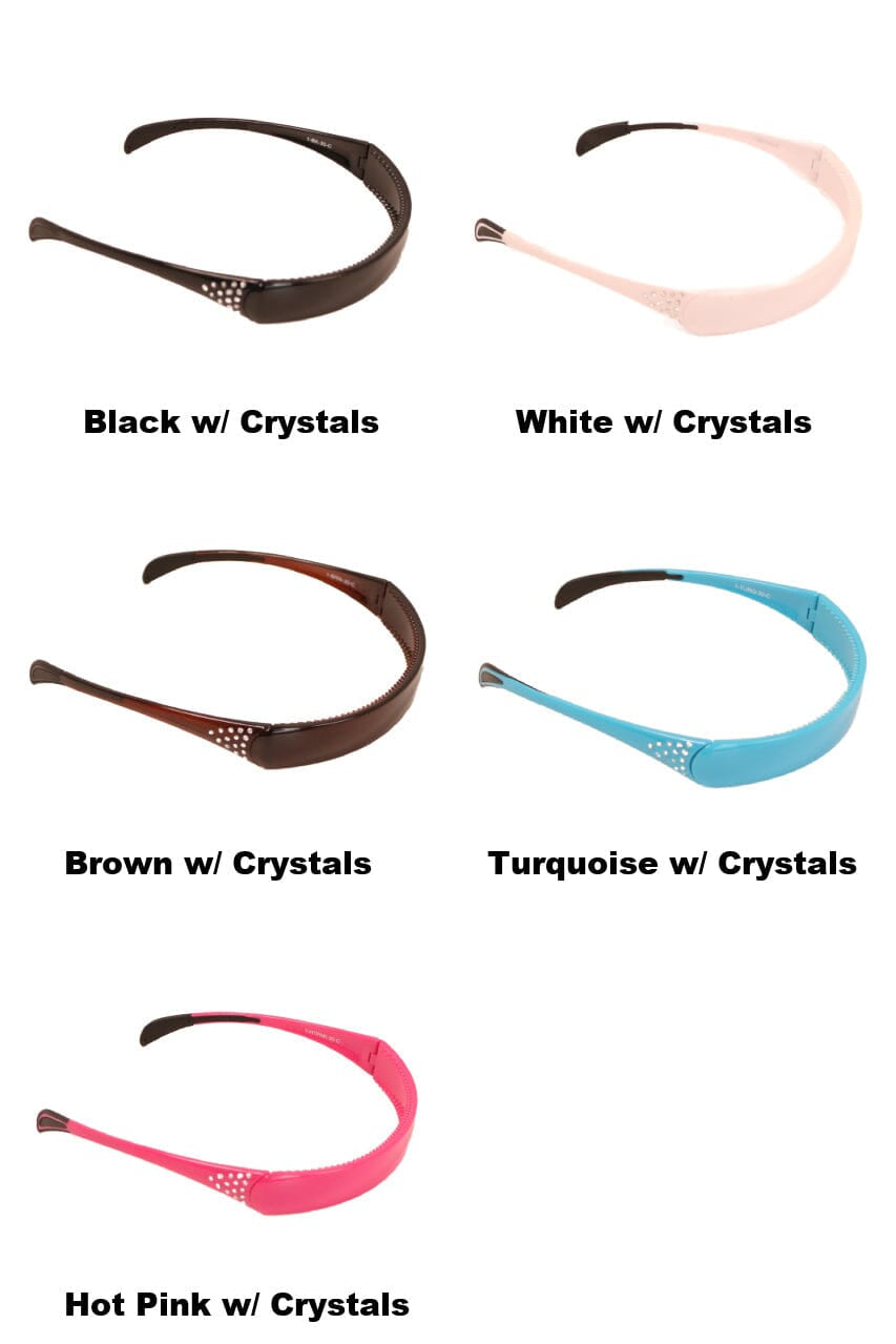 SqHair Headband - Plain w/ Crystals Accessories SqHair 