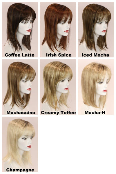 Taylor Top w/ Roots Hair Pieces Godiva's Secret Wigs 