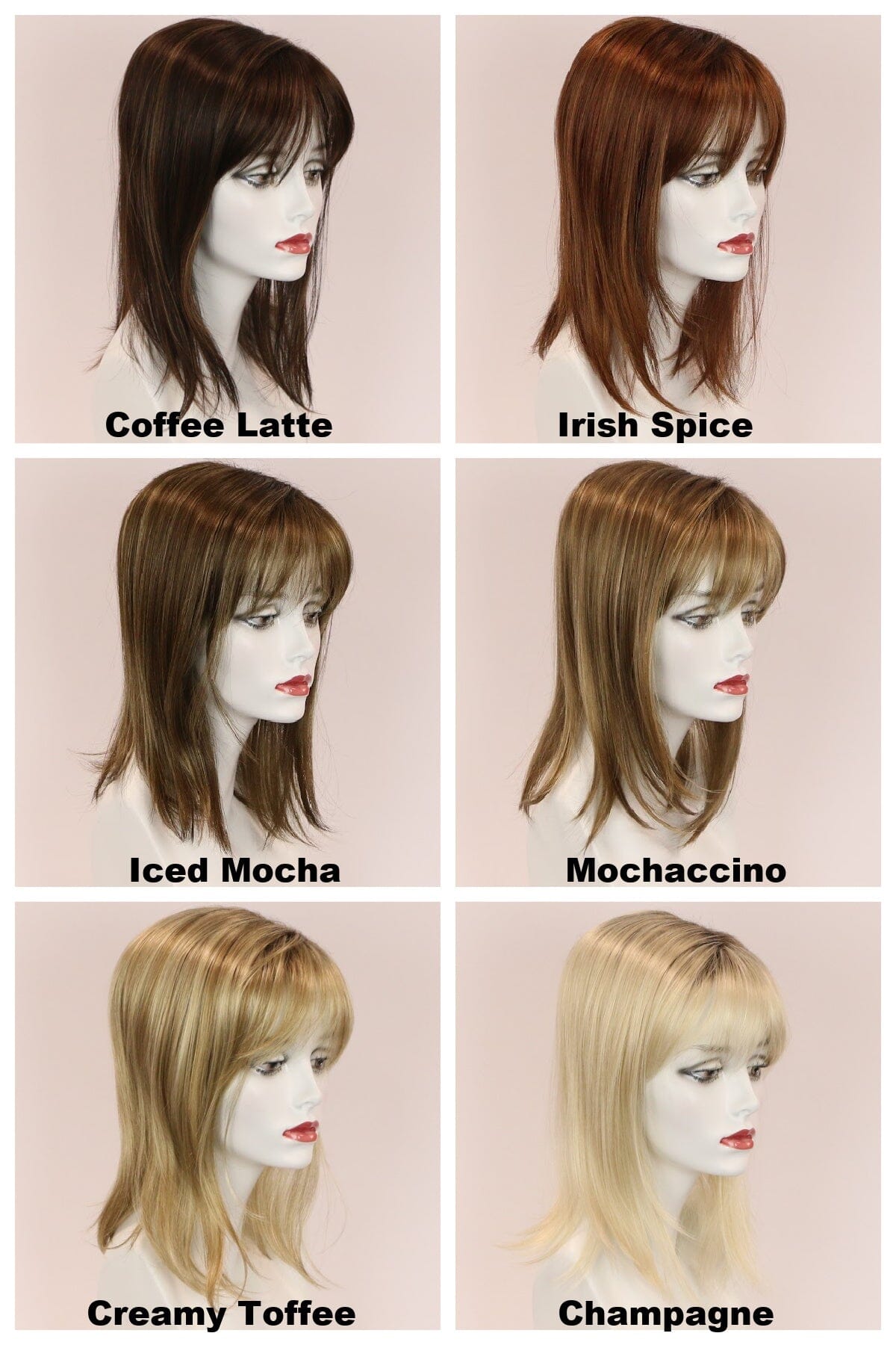 Taylor Top w/ Roots Hair Pieces Godiva's Secret Wigs 
