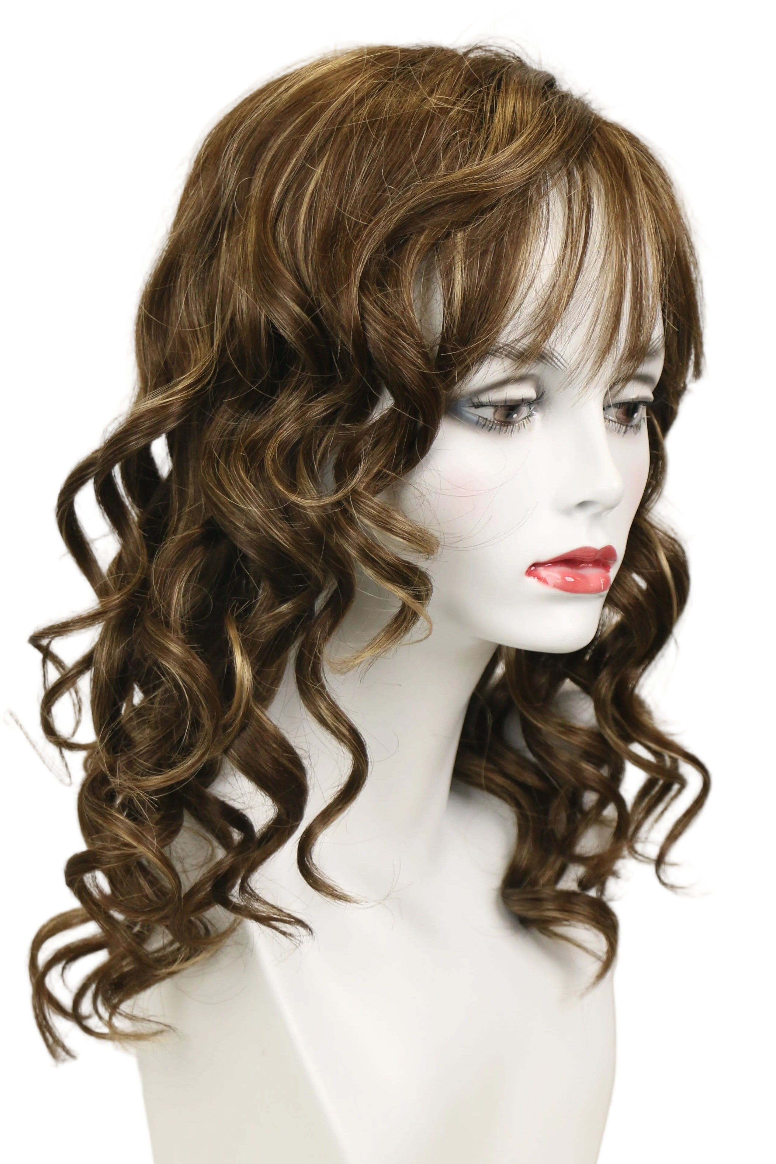 Wavy Top Plus w/ Roots - Iced Mocha (FINAL SALE) Sale Item Godiva's Secret Wigs 