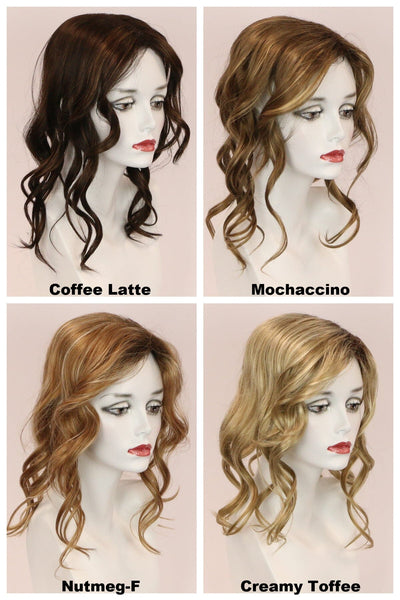Wavy Top w/ Roots Hair Pieces Godiva's Secret Wigs 