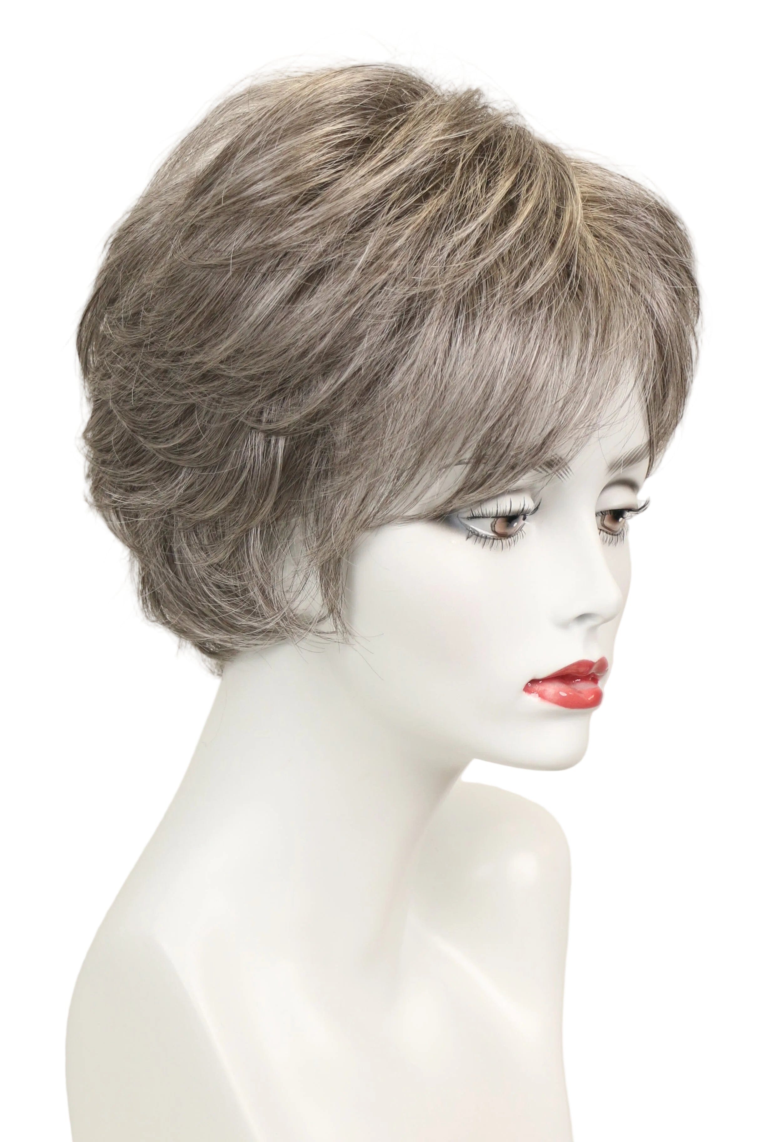 Kim Large - Natural Grey (FINAL SALE) Sale Item Godiva's Secret Wigs 