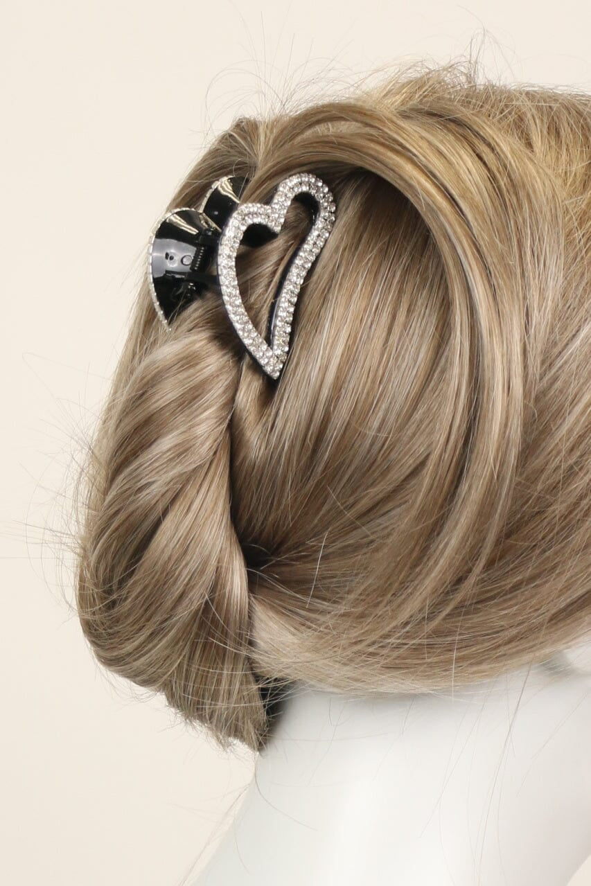 Rhinestone Heart Clip Misc 