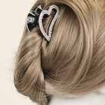 Rhinestone Heart Clip Misc 