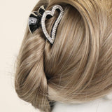 Rhinestone Heart Clip Misc 