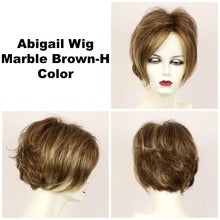 Marble Brown-H / Abigail Lace Front / Medium Wig