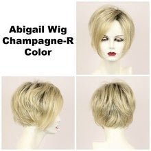 Champagne-R / Abigail Lace Front w/ Roots / Medium Wig