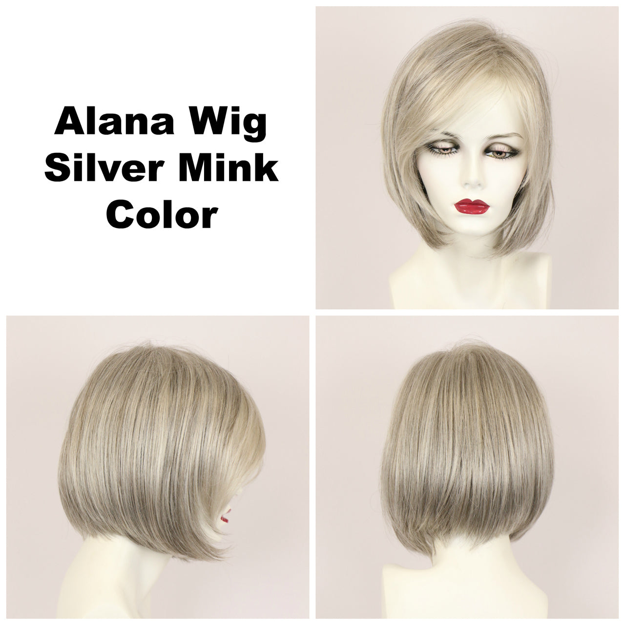 Silver Mink / Alana / Medium Wig