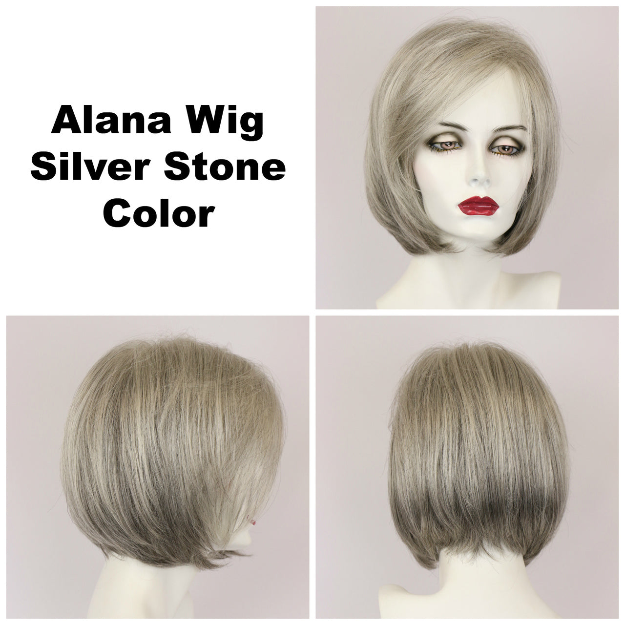 Silver Stone / Alana / Medium Wig